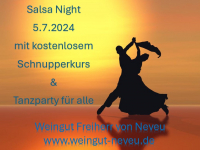 Salsa-Night im Weingut von Neveu - Salsa-Schnupperkurs und große Tanzparty für alle